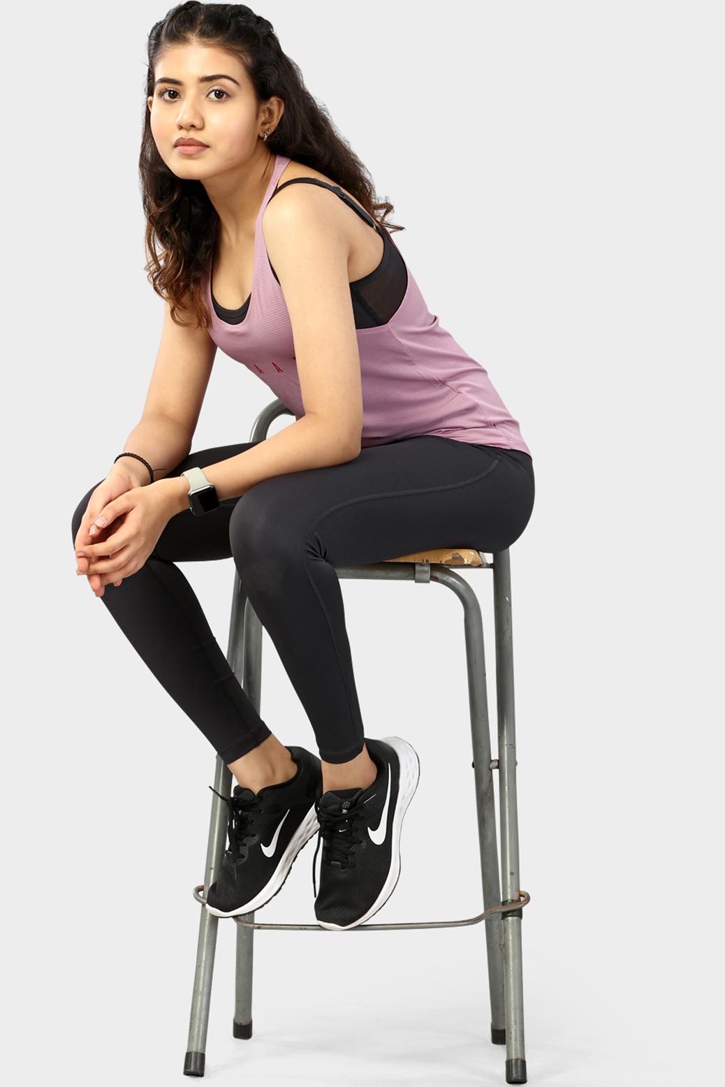 Training Mesh Tank Mauve