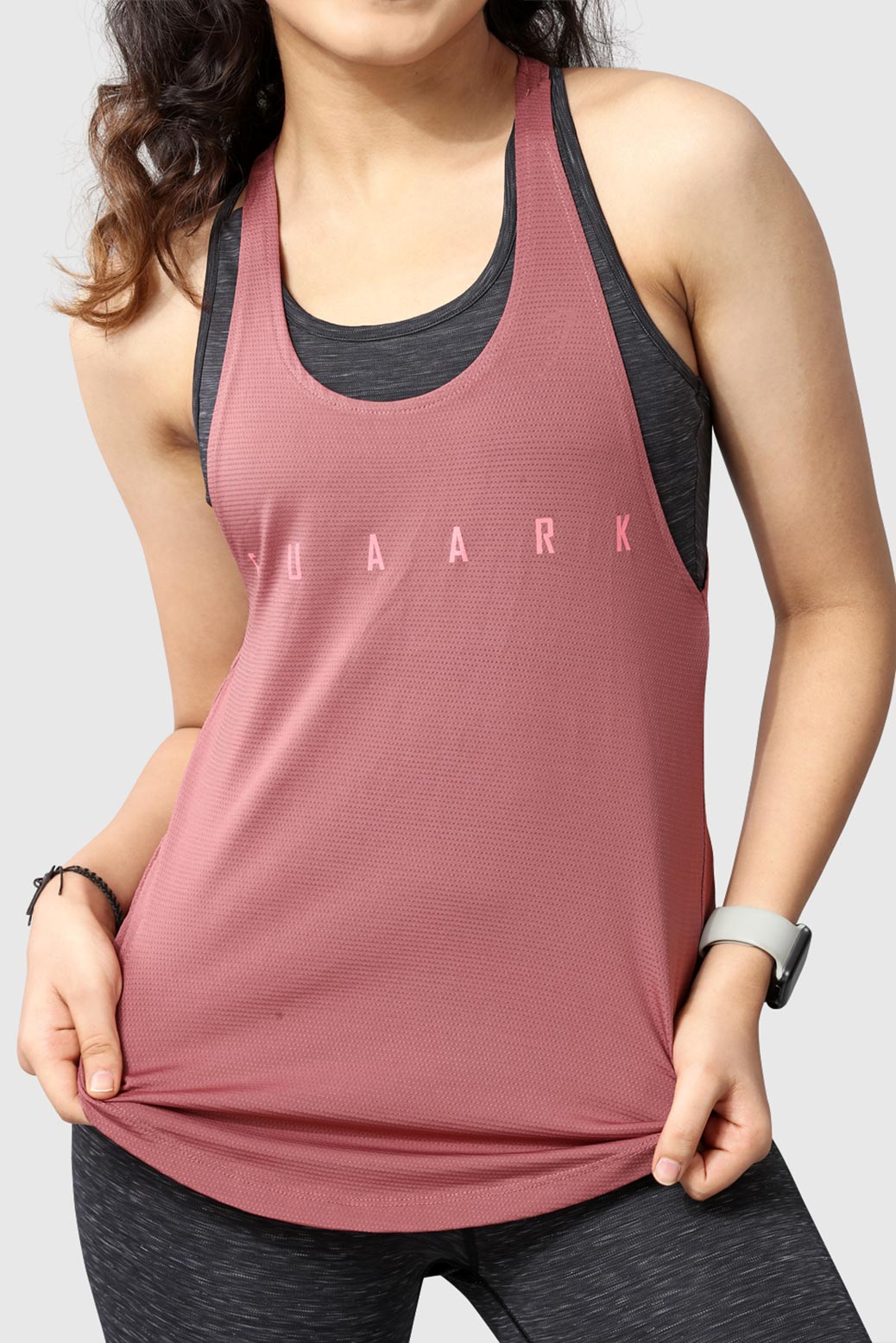 Training Mesh Tank Rose