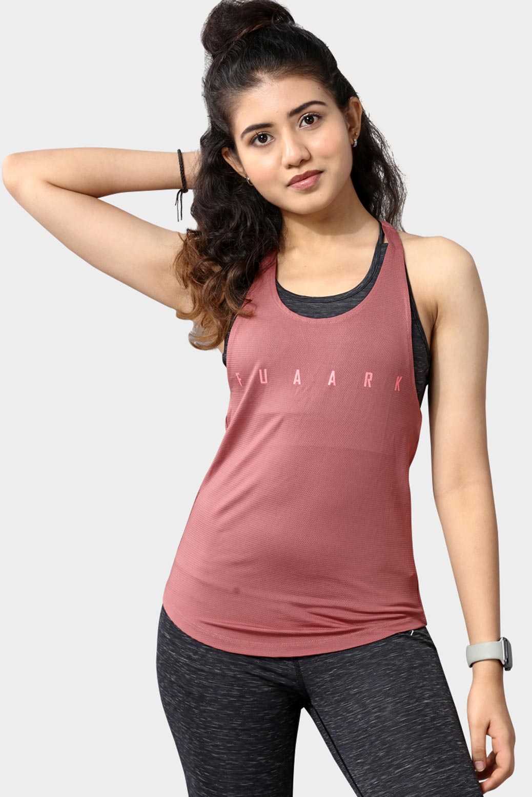 Training Mesh Tank Rose