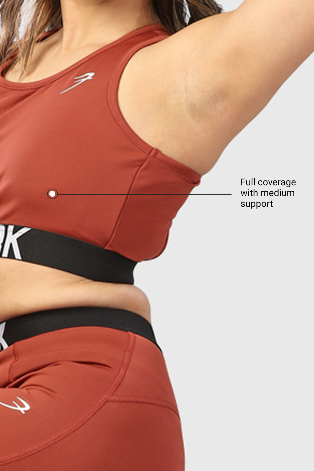 Pro Sports Bra Rust