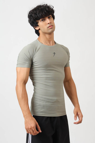 Structure Compression T-shirt Sage Green