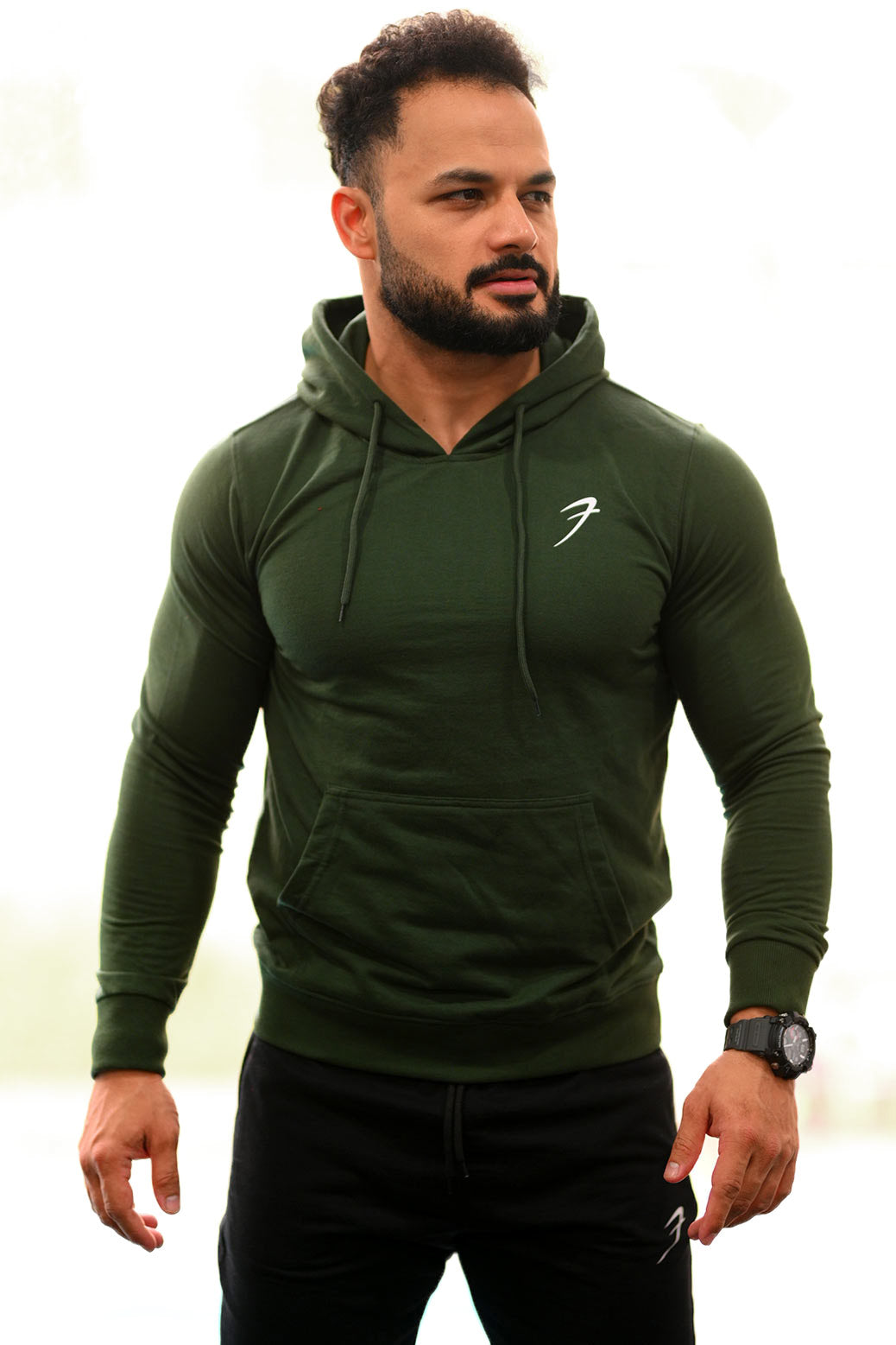 Fall Hoodie Green