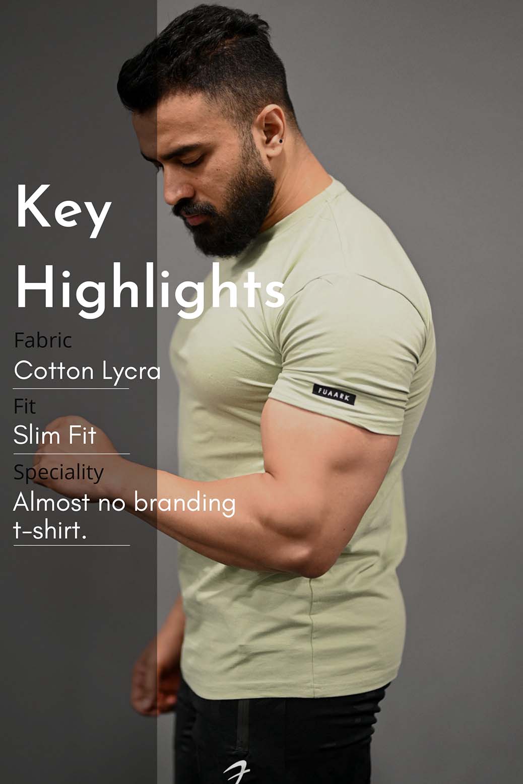 Flex Cotton Tshirt Mint