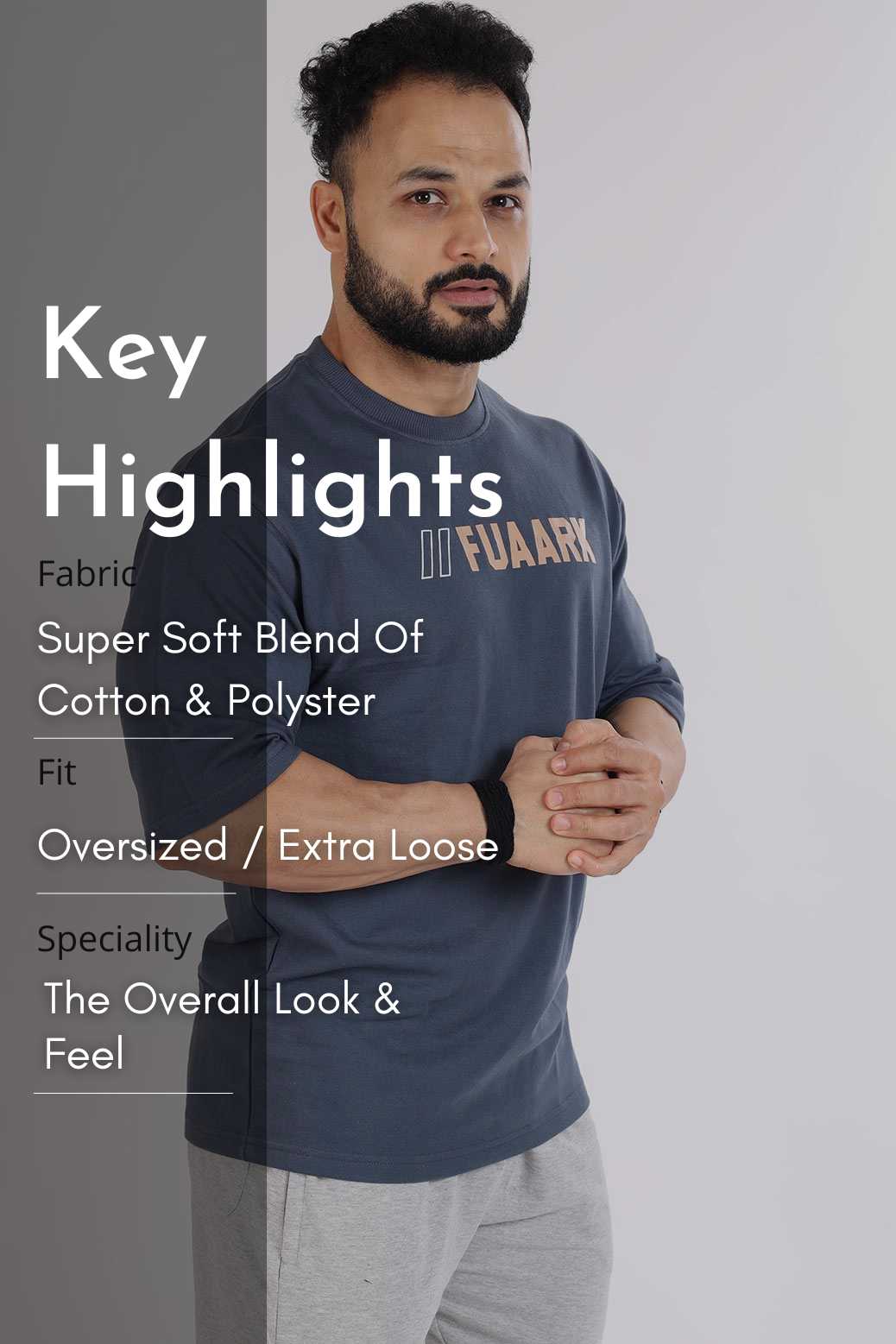 Greatest Oversized Tshirt Grey