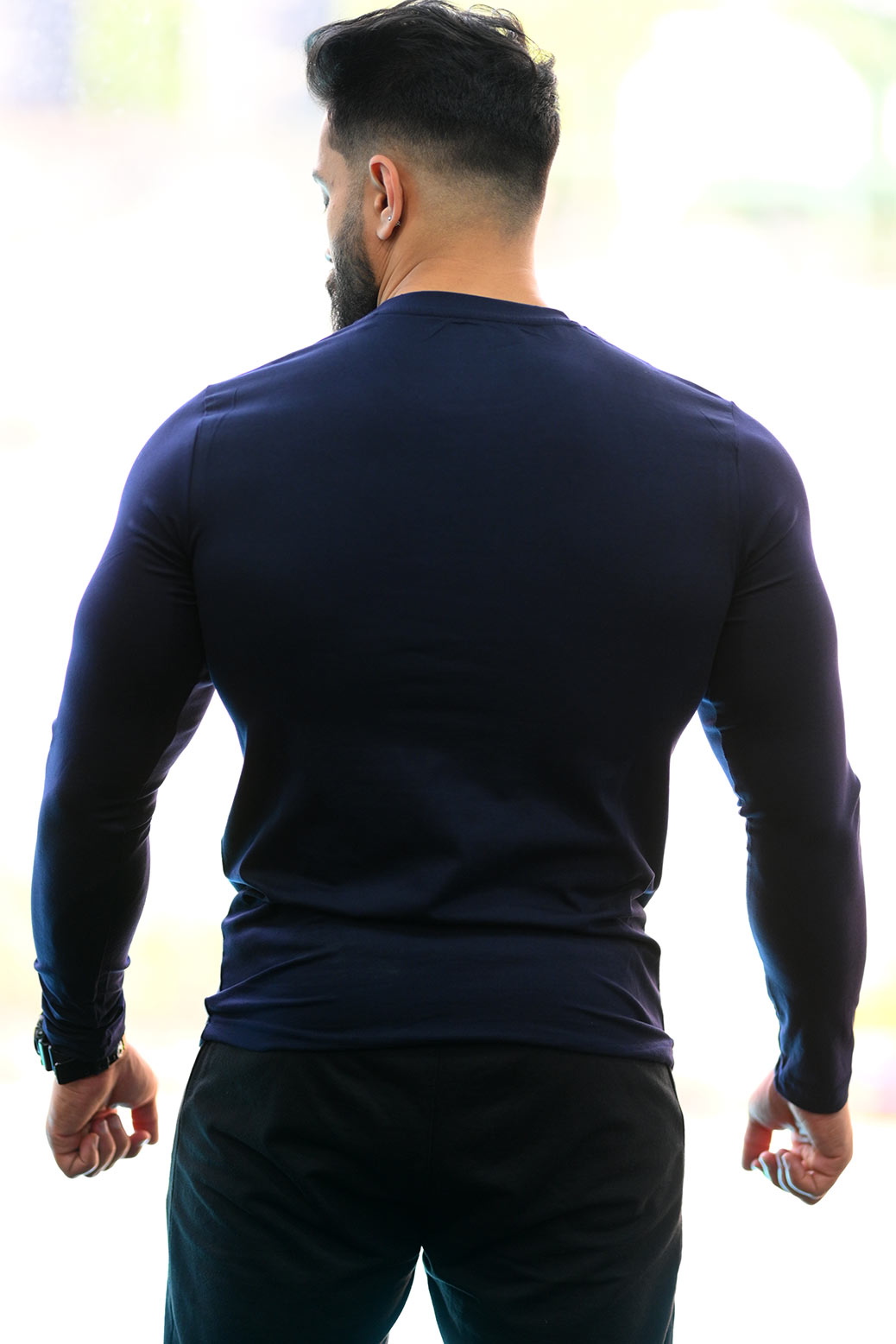 Peak Fullsleeves Tshirt Navy