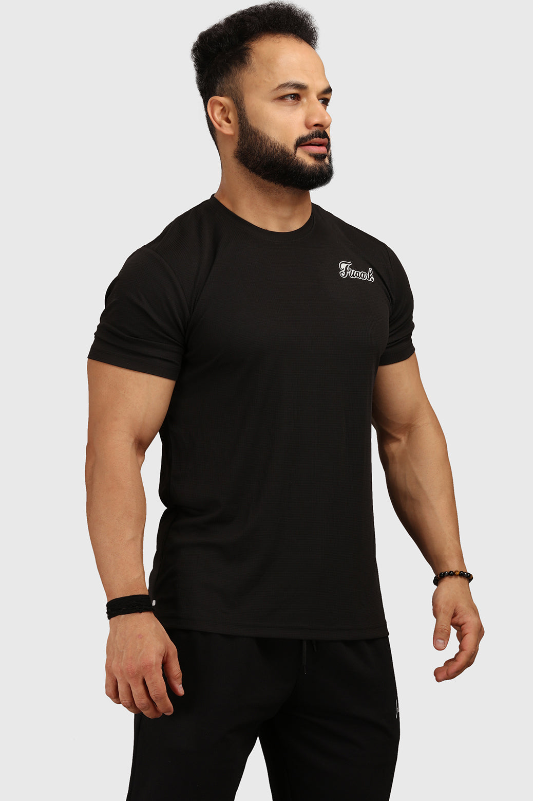 Checks Regular Tshirt Black