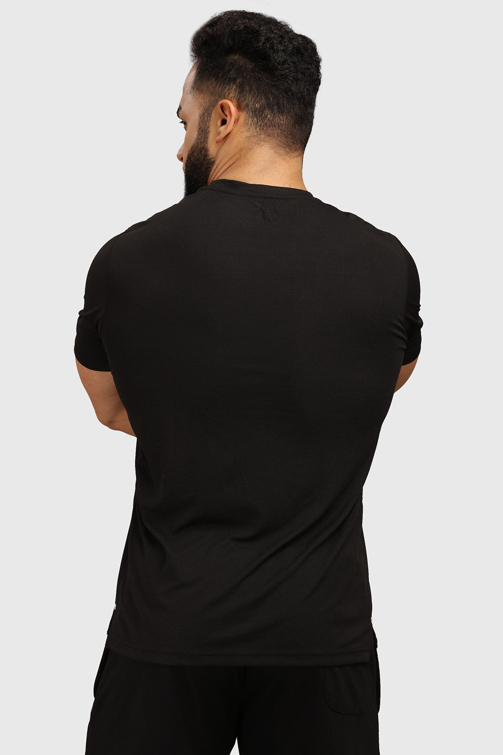 Checks Regular Tshirt Black