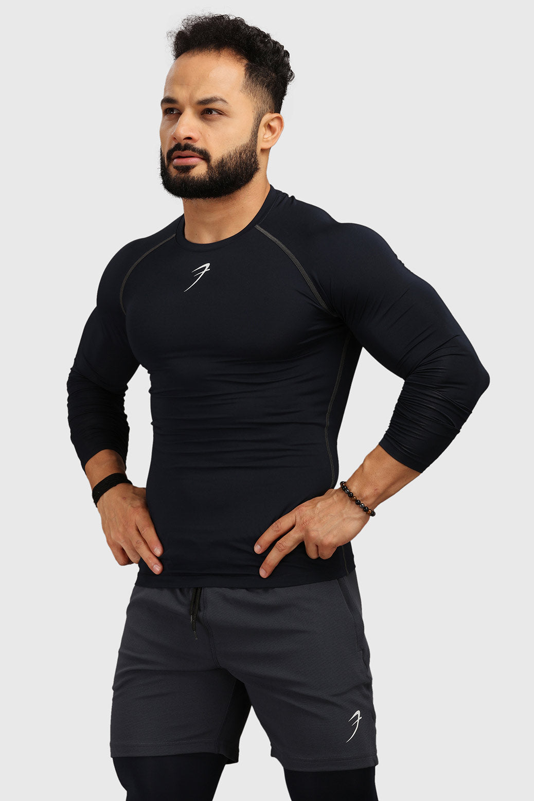 Compression Fullsleeves T-shirt Navy