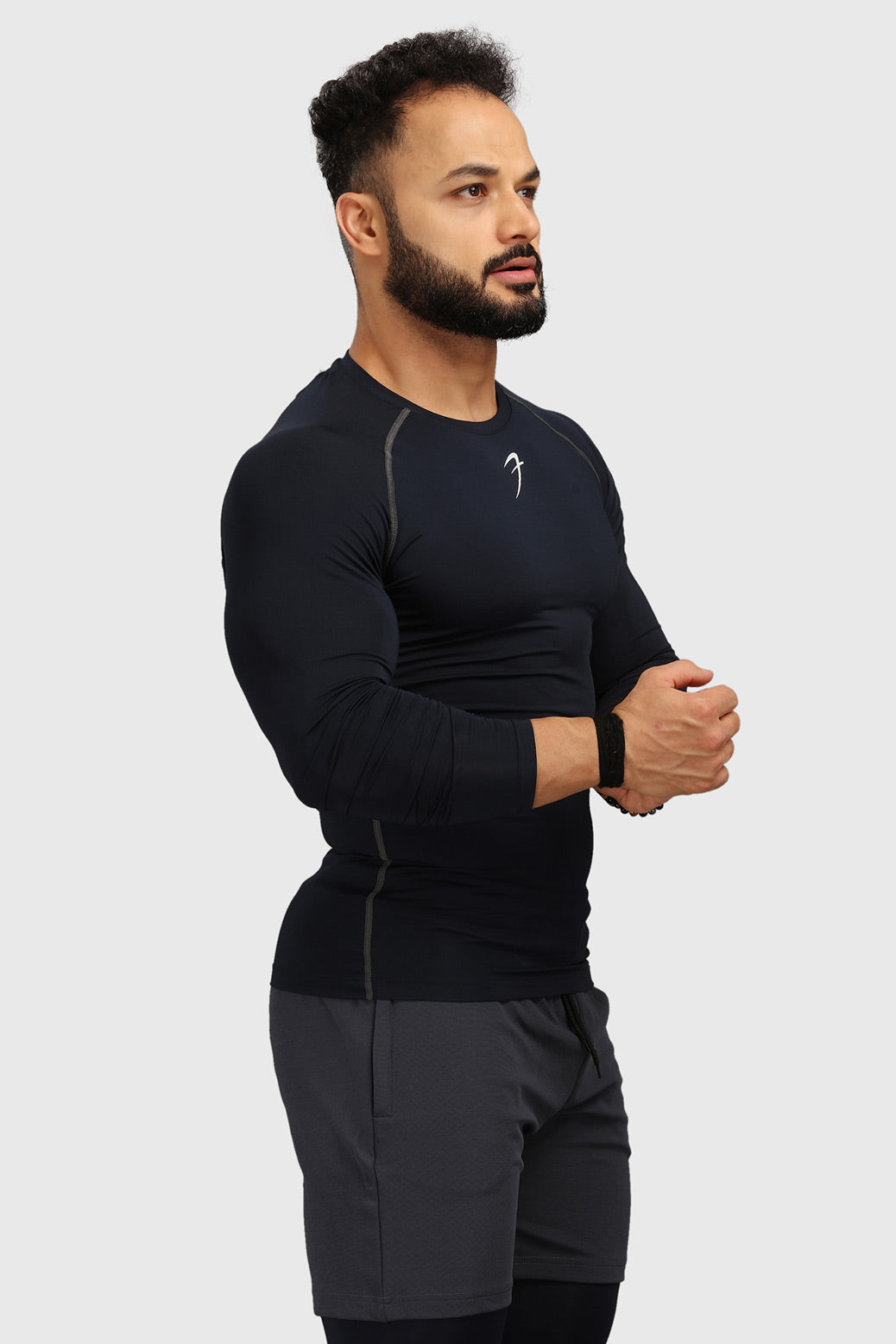 Compression Fullsleeves T-shirt Navy