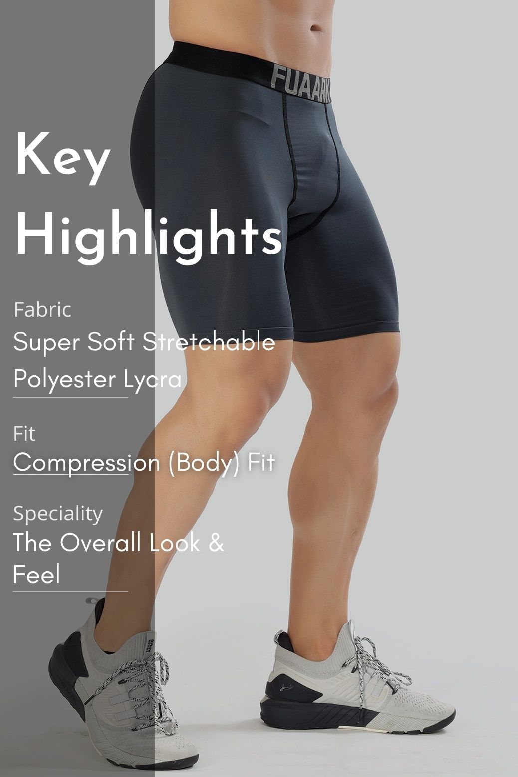 Compression Shorts Grey