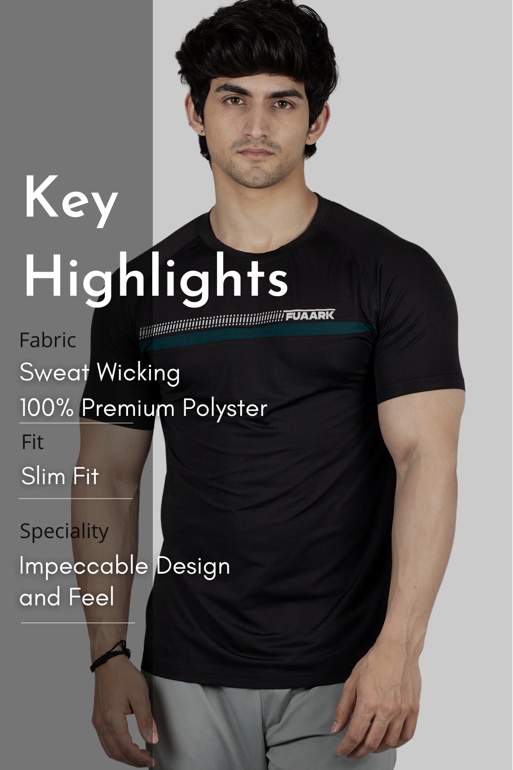 Lining Tshirt Black