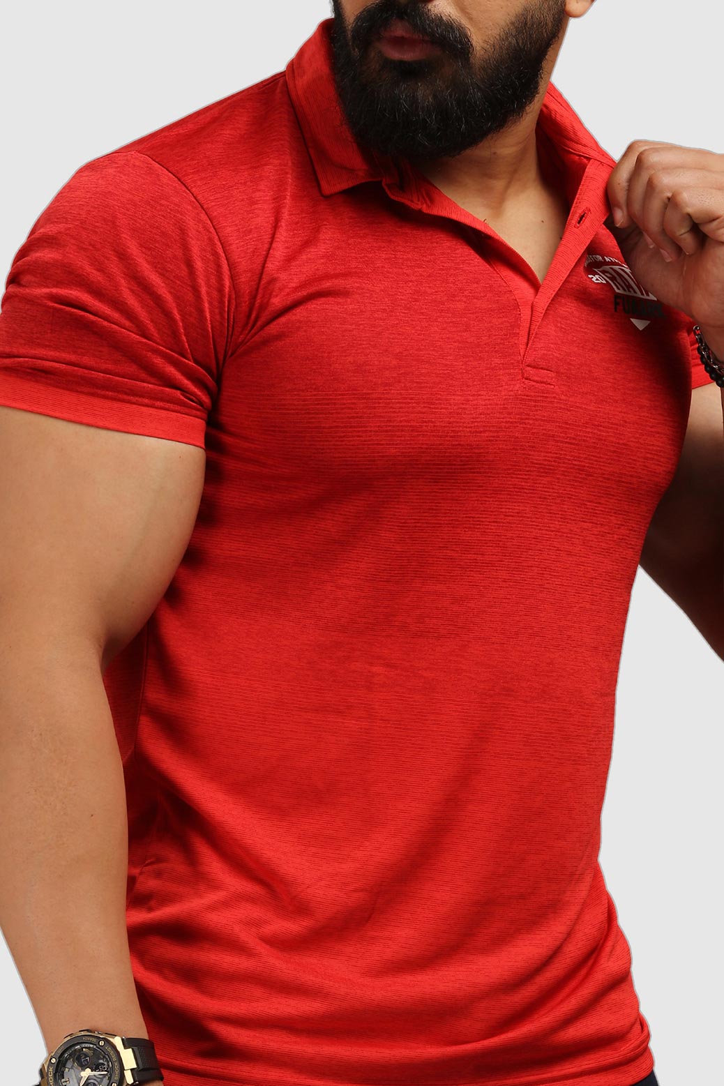 Raw Polo Slim Fit Tshirt Red