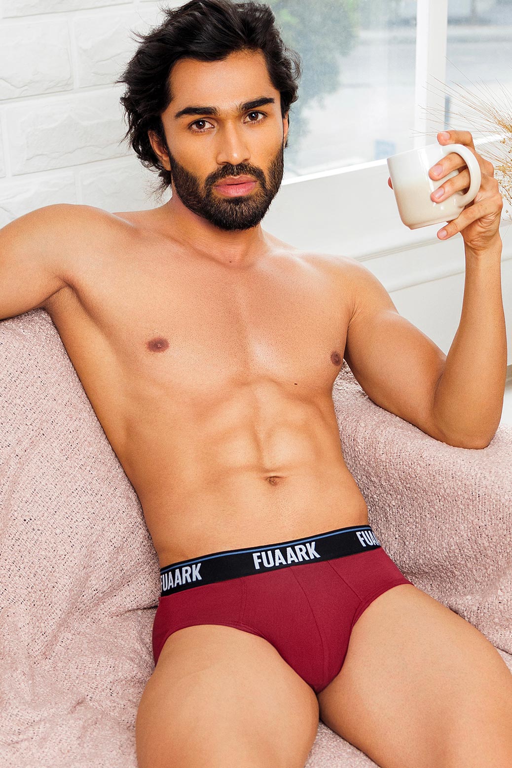 Ultra Soft Modal Brief Maroon
