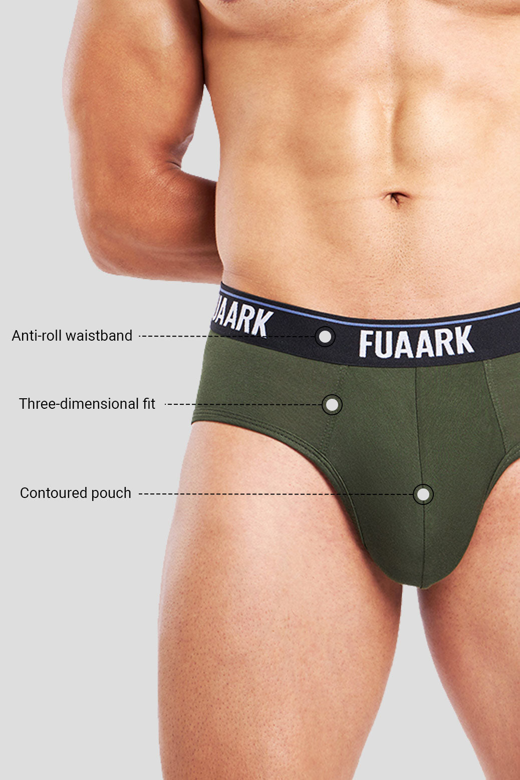 Ultra Soft Modal Brief Olive