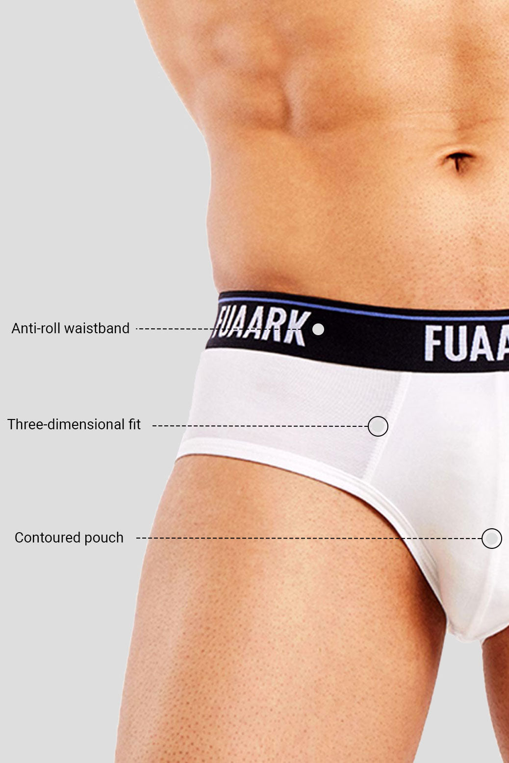Ultra Soft Modal Brief White
