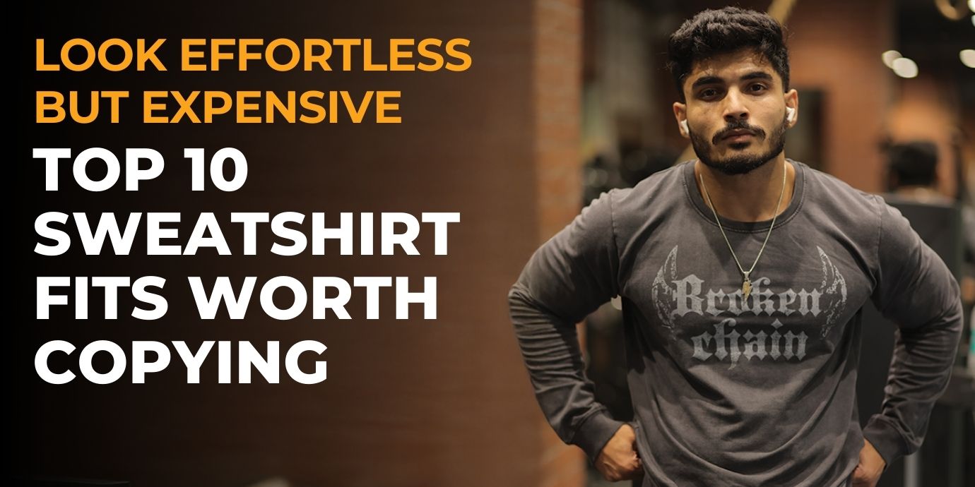 How Men Can Style a Sweatshirt: 10+ Easy Outfit Ideas