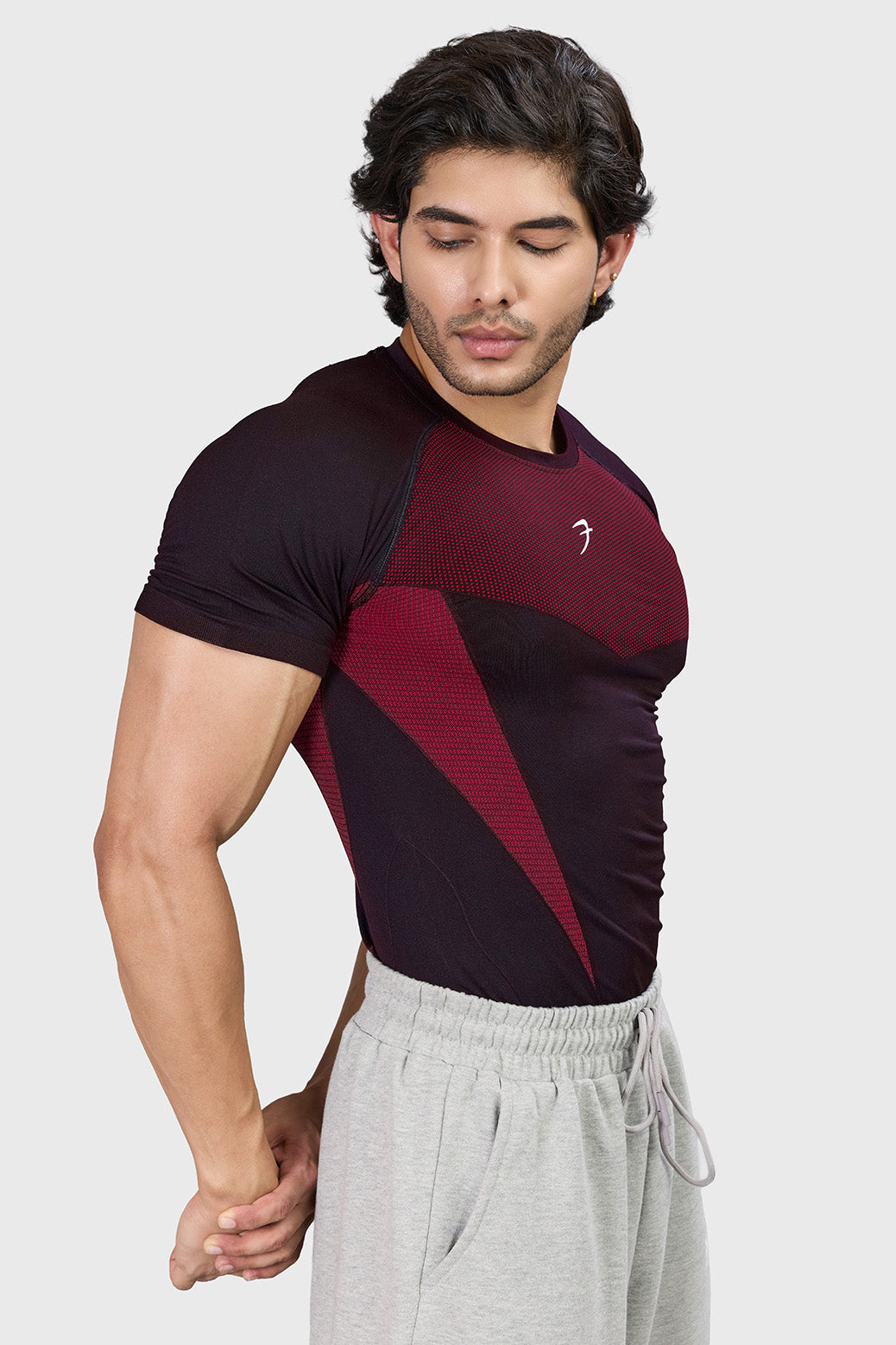 Command Seamless T-shirt Black/Red