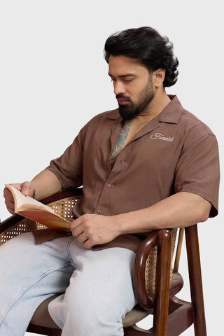 Ashline Oversized Shirt Mocha