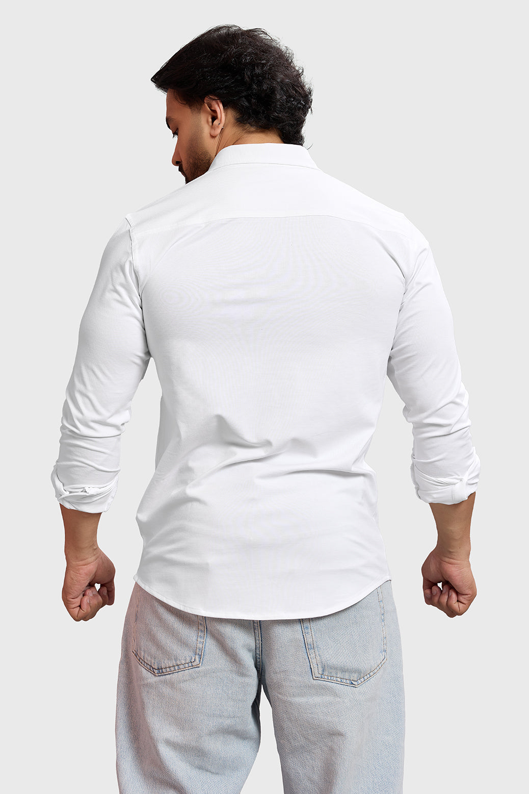 Aero Fullsleeves Shirt White