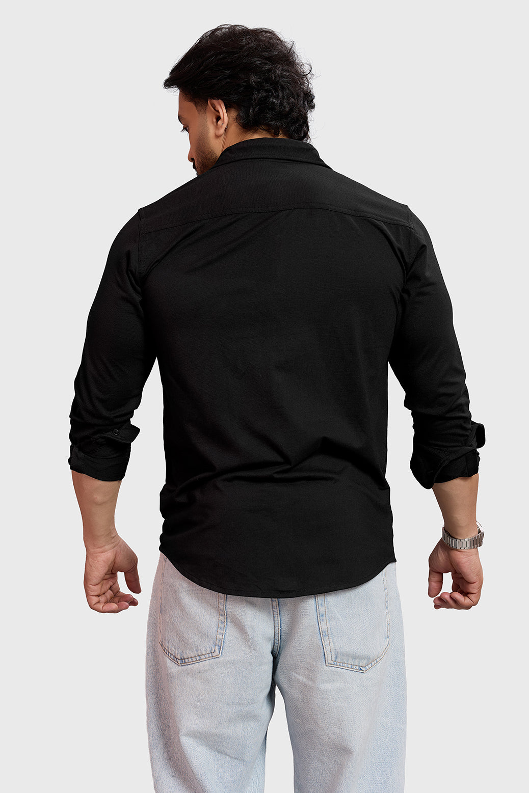 Aero Fullsleeves Shirt Black