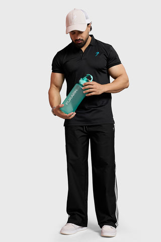 Obsidian Polo T-shirt Black