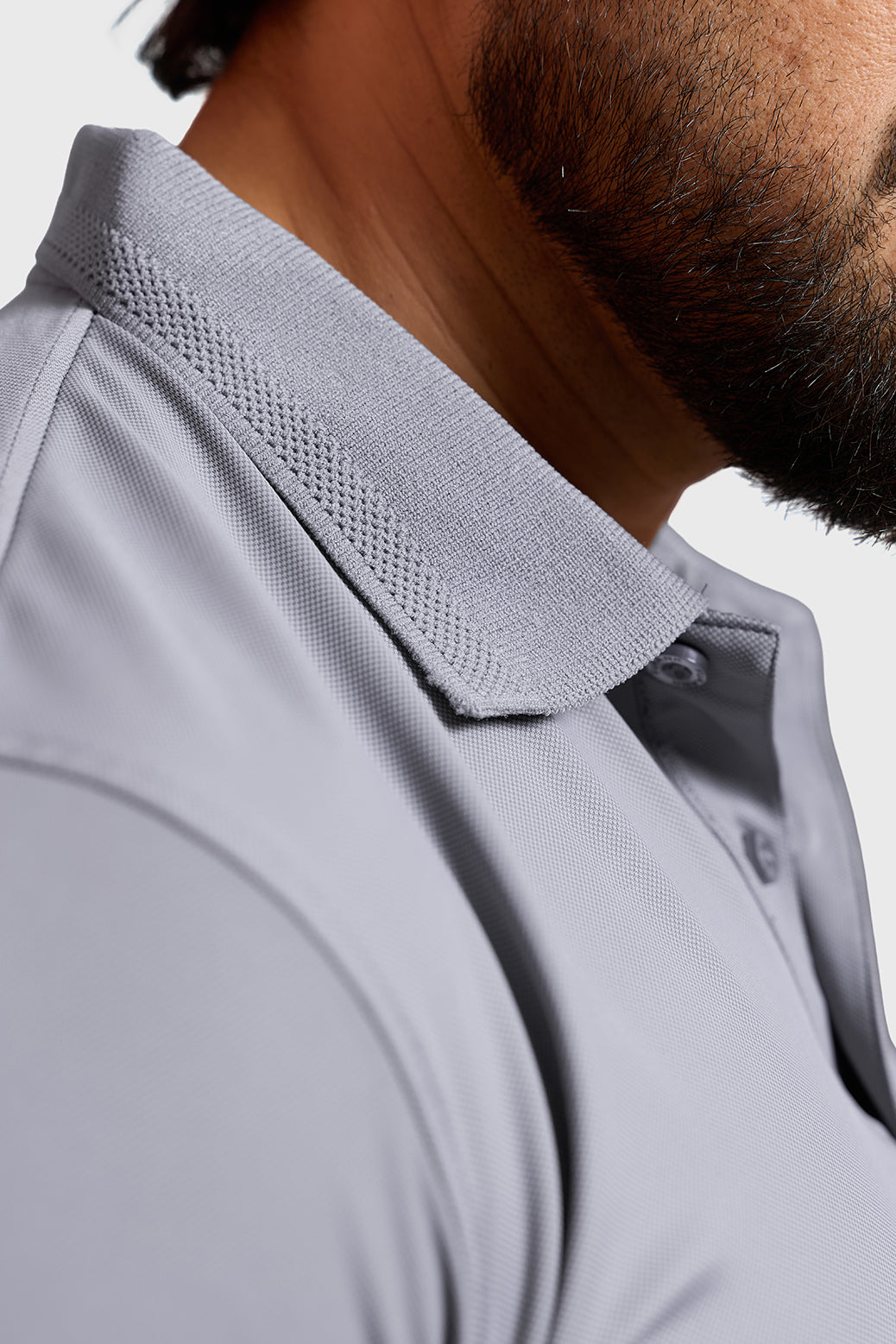 Obsidian Polo T-shirt Light Grey