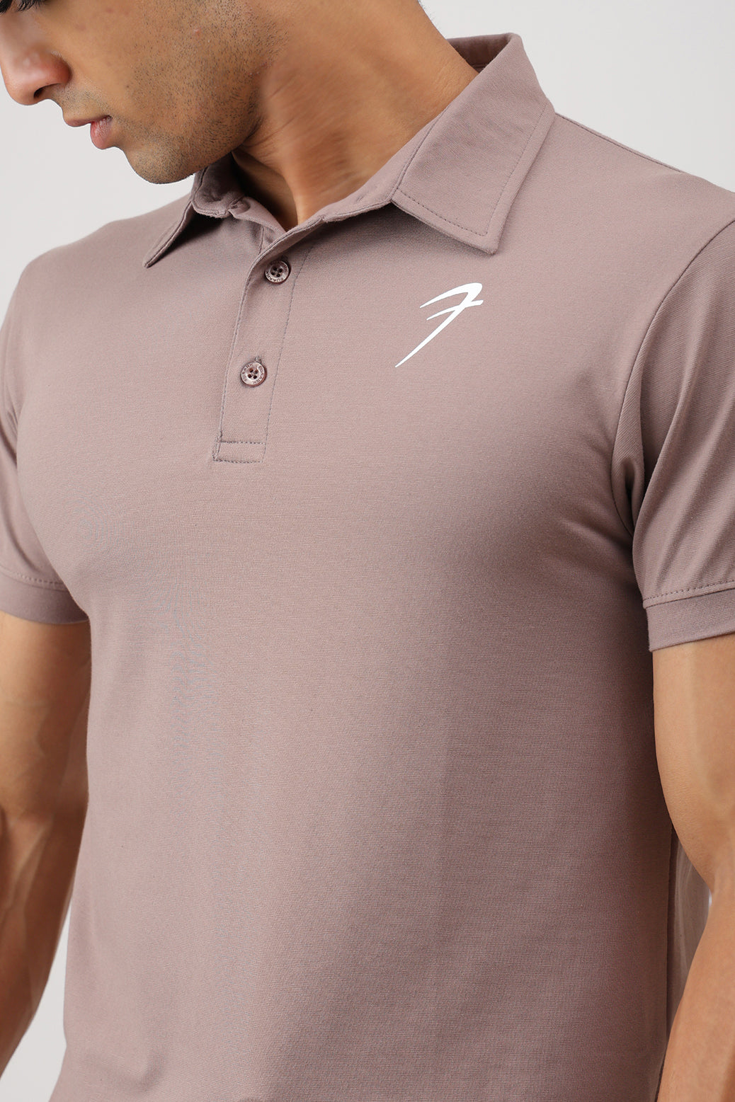 Polo T-shirt Pastel Brown