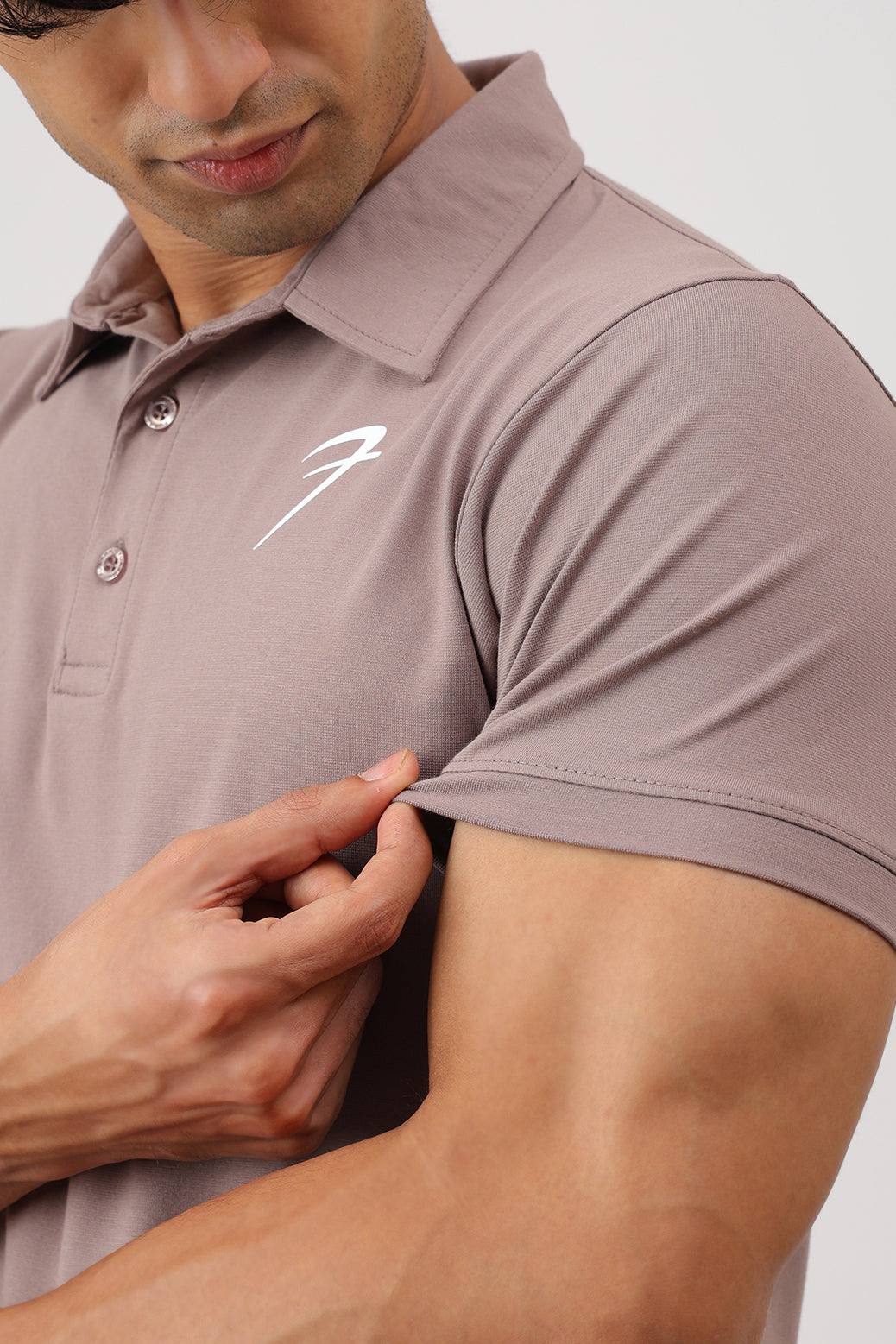 Polo T-shirt Pastel Brown