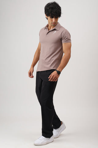 Polo T-shirt Pastel Brown