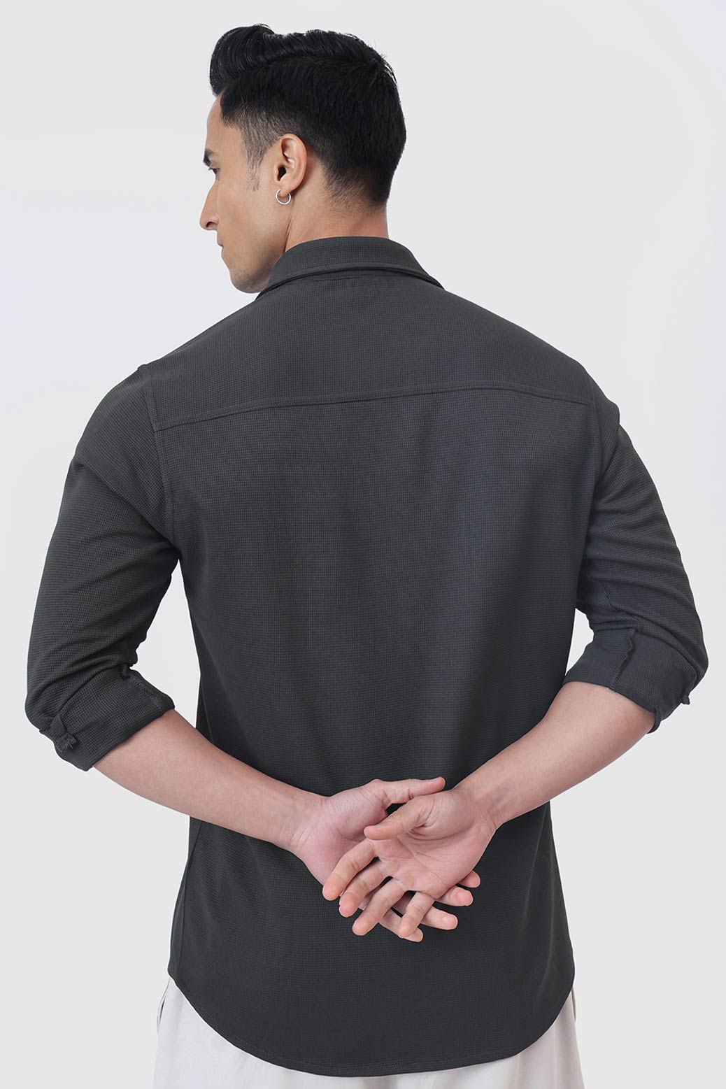 Foundation Fullsleeves Shirt Dark Grey