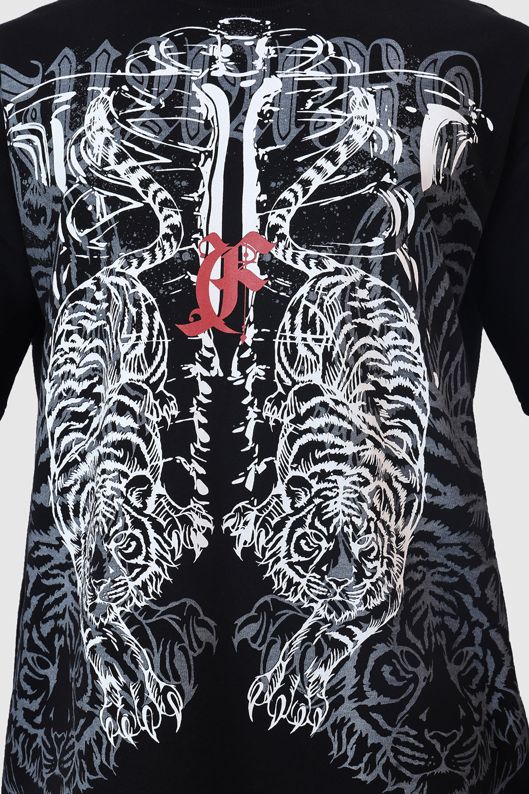 Twin Fangs Oversized T-shirt Black