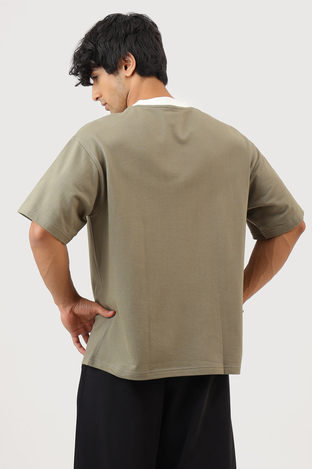 Heavyweight Oversized T-shirt Olive