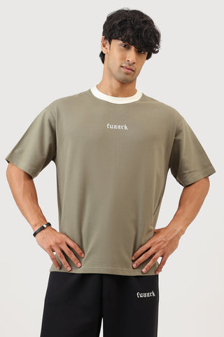 Heavyweight Oversized T-shirt Olive