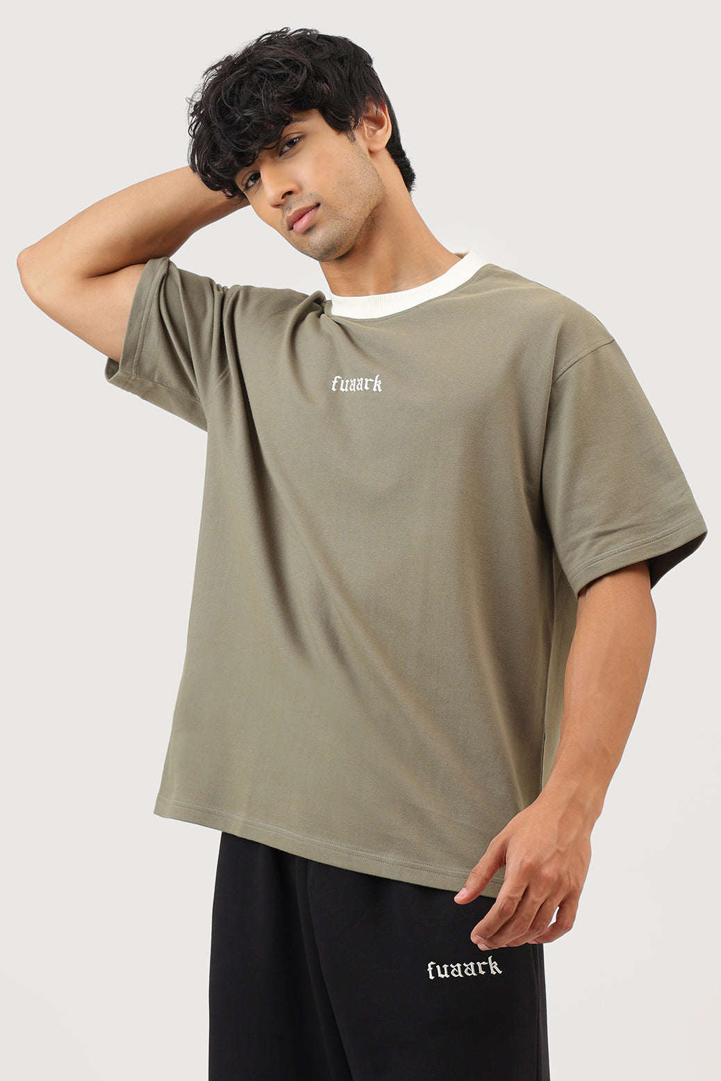 Heavyweight Oversized T-shirt Olive