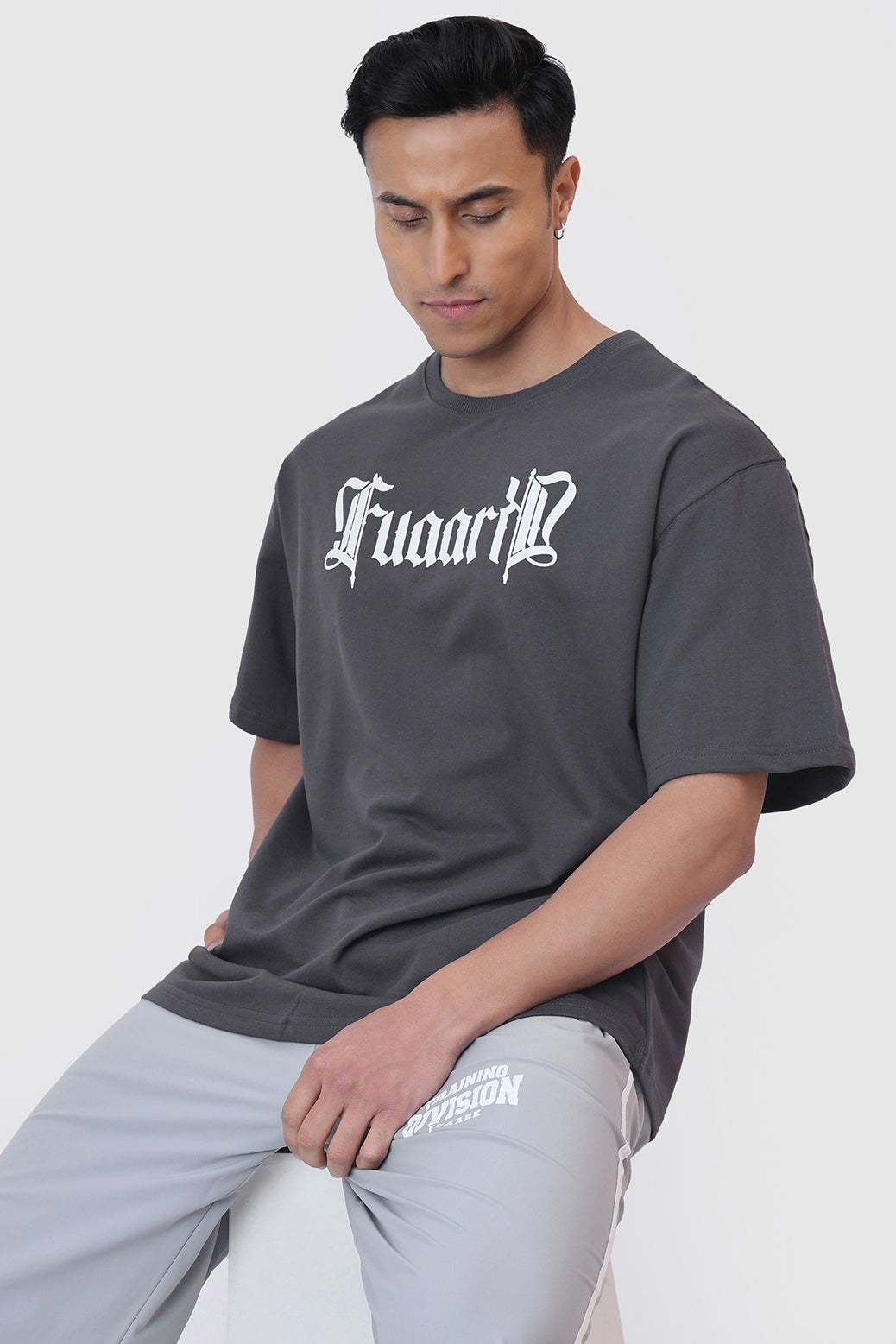 Brookline Oversized T-shirt Dark Grey