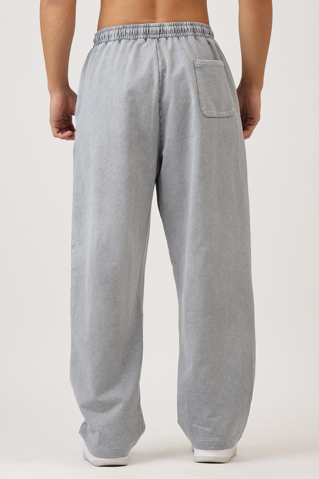 Raw Washed Loose Tracks Light Grey/White