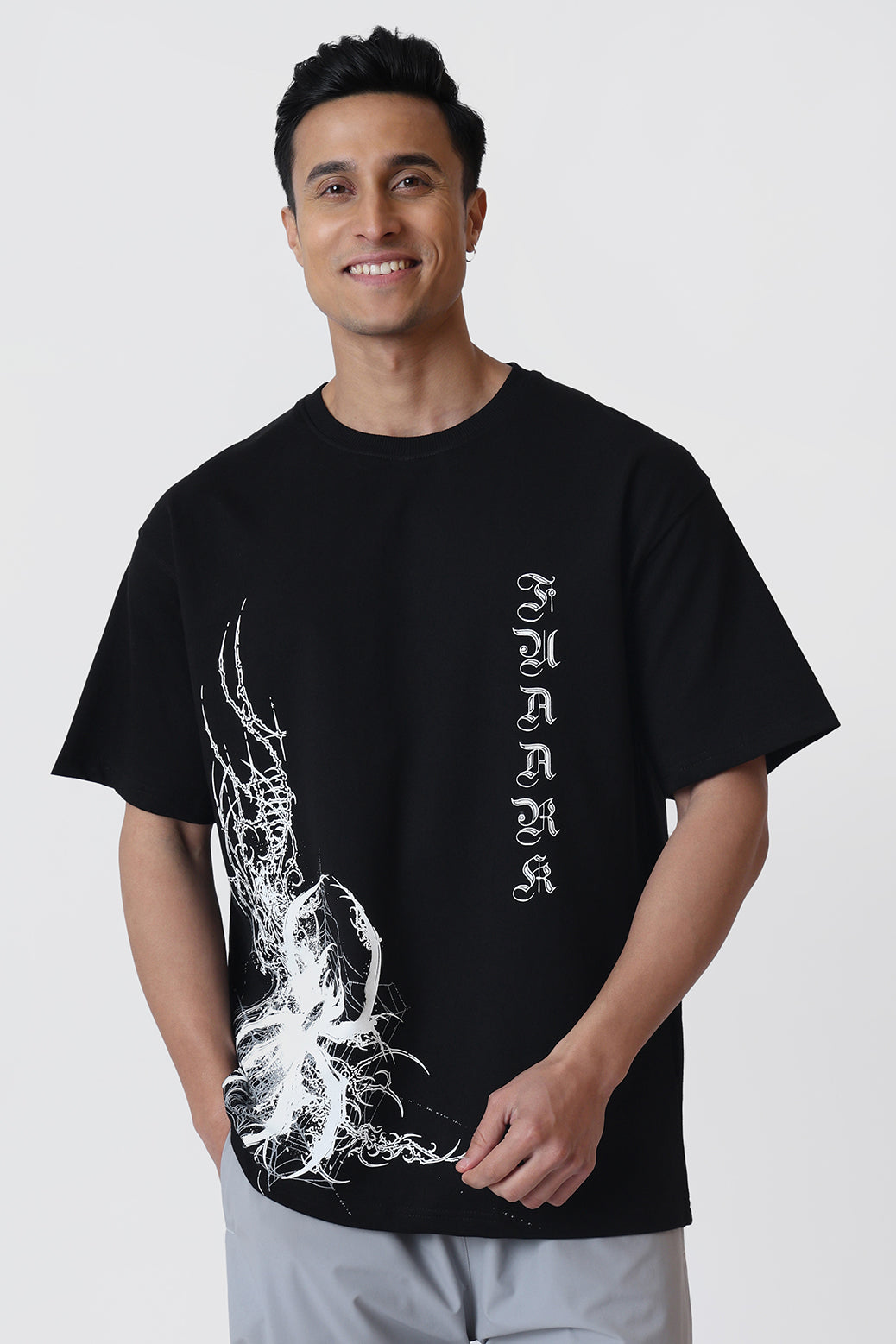 Dark Web Oversized T-shirt Black