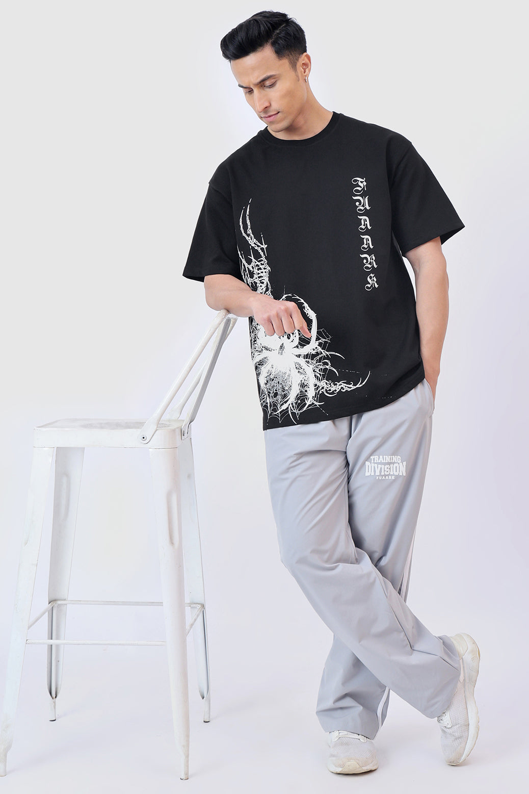 Dark Web Oversized T-shirt Black