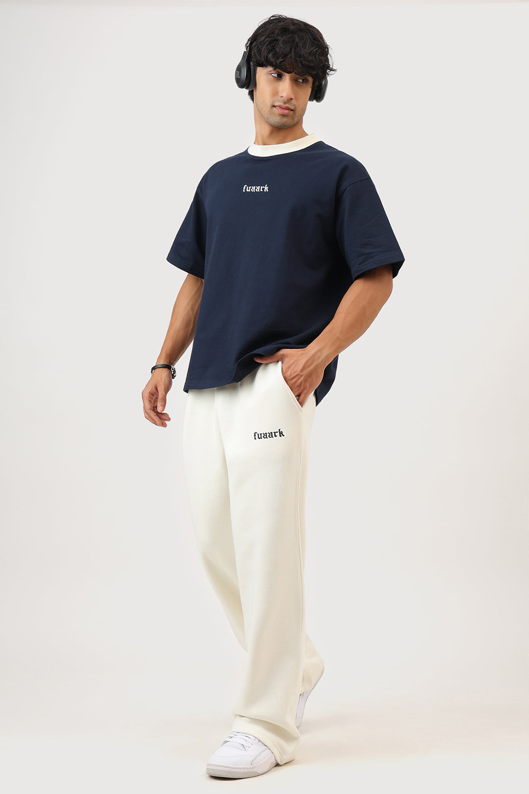 Heavyweight Oversized T-shirt Navy