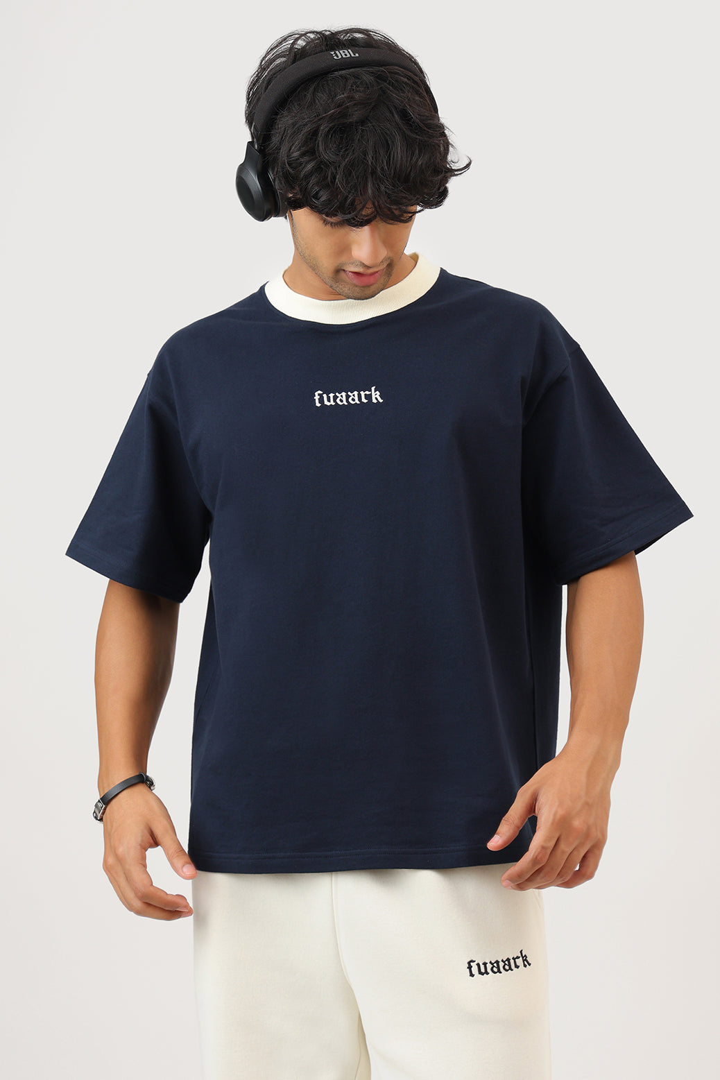 Heavyweight Oversized T-shirt Navy