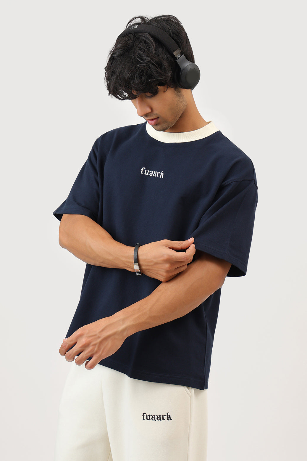 Heavyweight Oversized T-shirt Navy