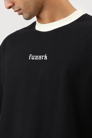 Heavyweight Oversized T-shirt Black/Off-White
