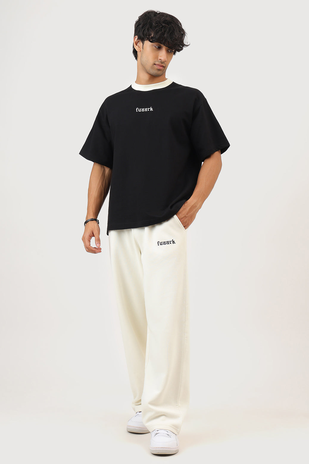 Heavyweight Oversized T-shirt Black/Off-White