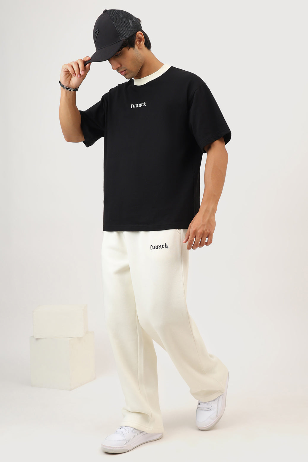 Heavyweight Oversized T-shirt Black/Off-White