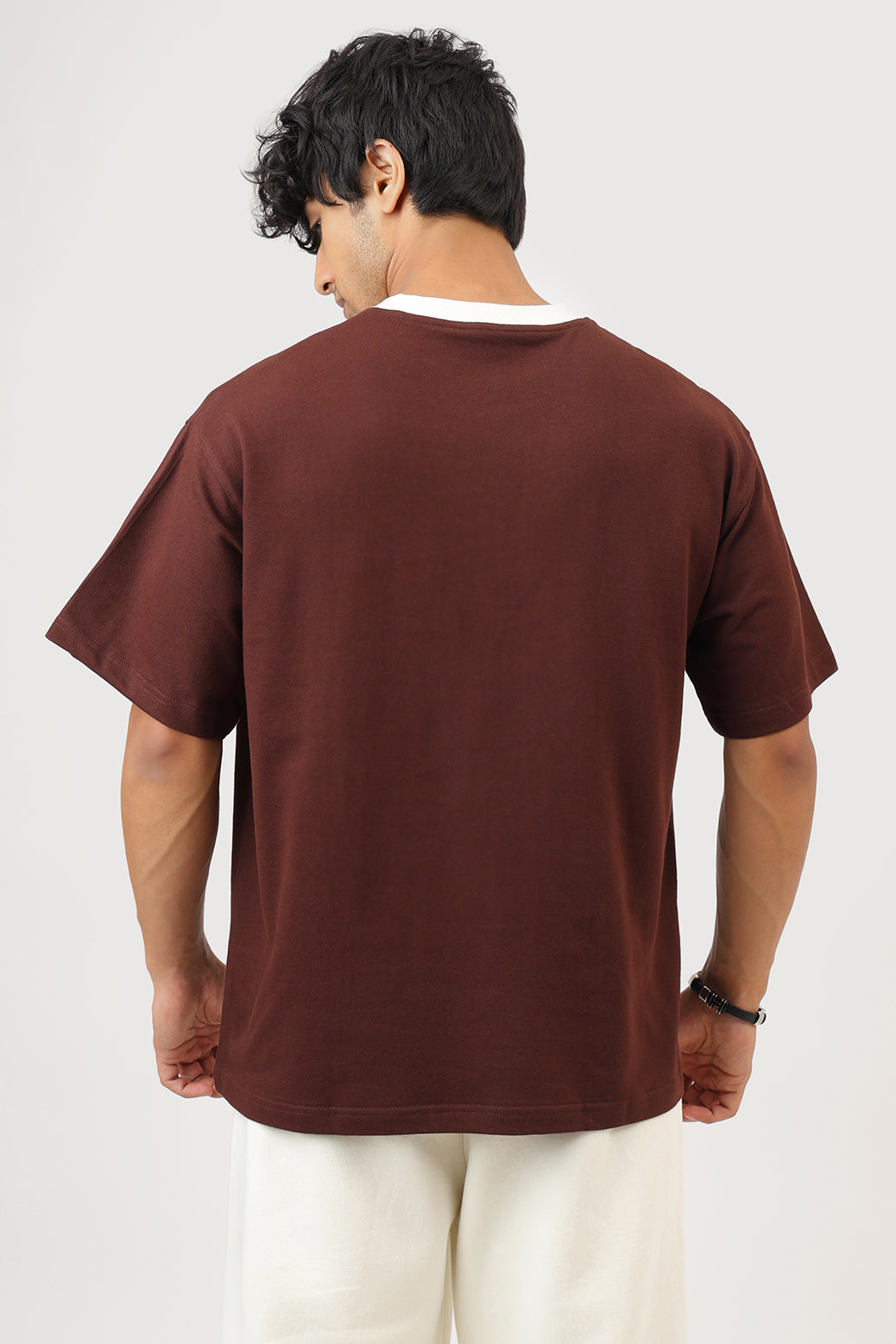 Heavyweight Oversized T-shirt Brown