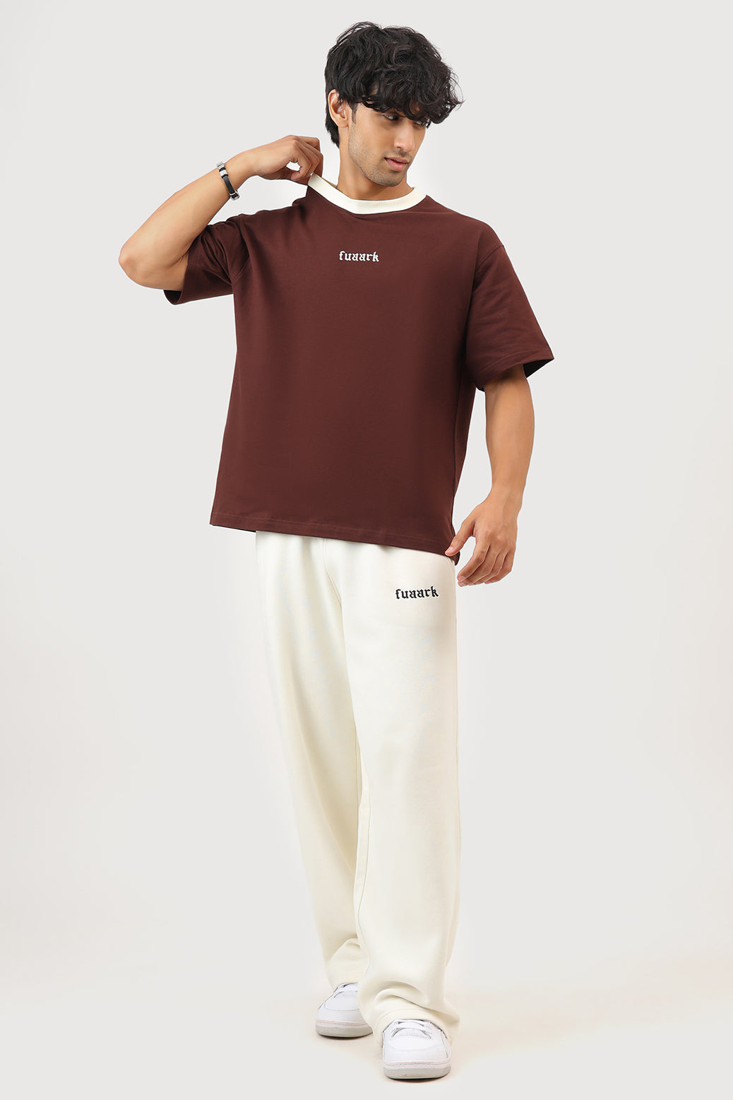 Heavyweight Oversized T-shirt Brown
