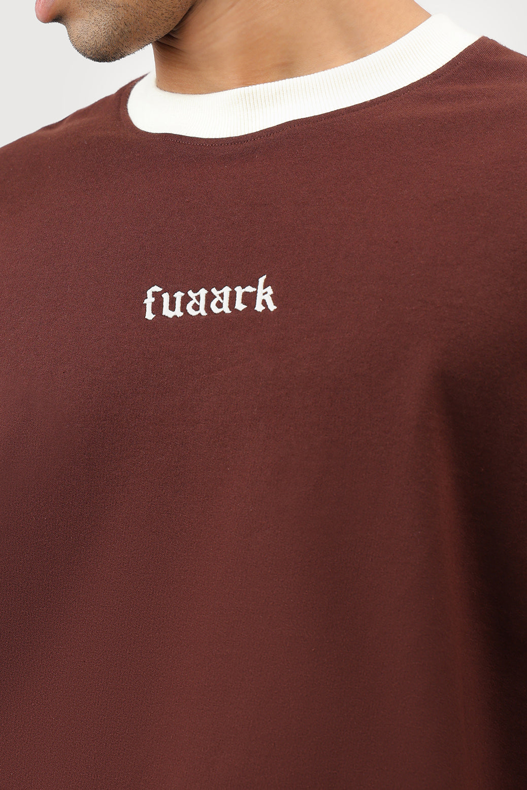 Heavyweight Oversized T-shirt Brown