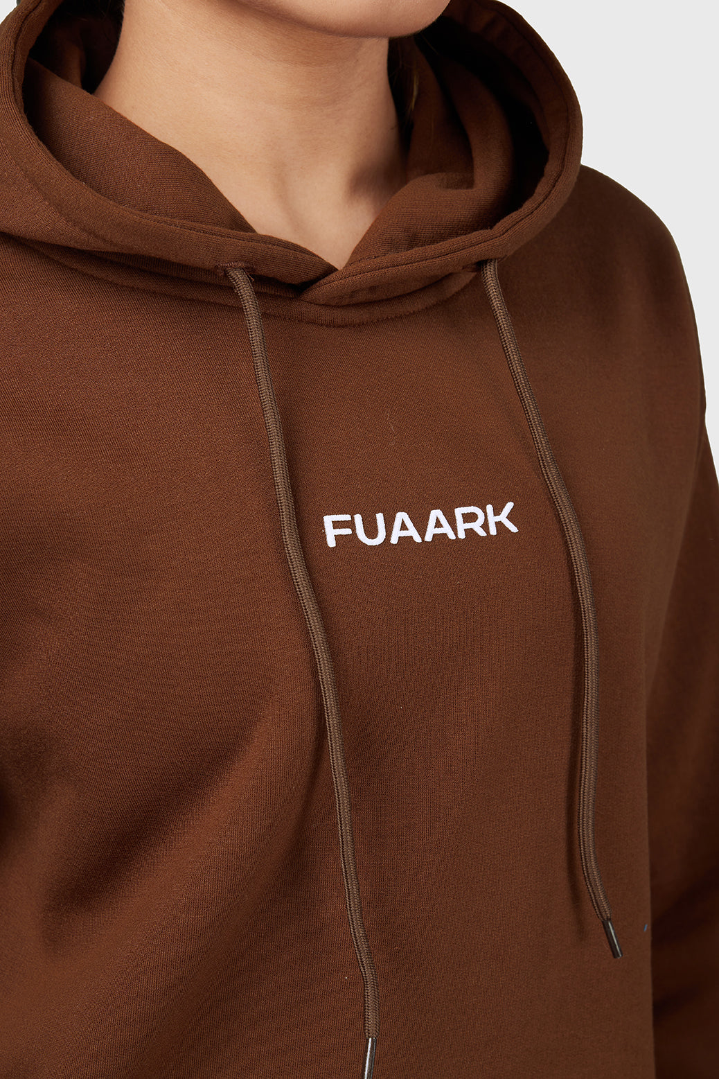 Signature Oversized Hoodie Brown