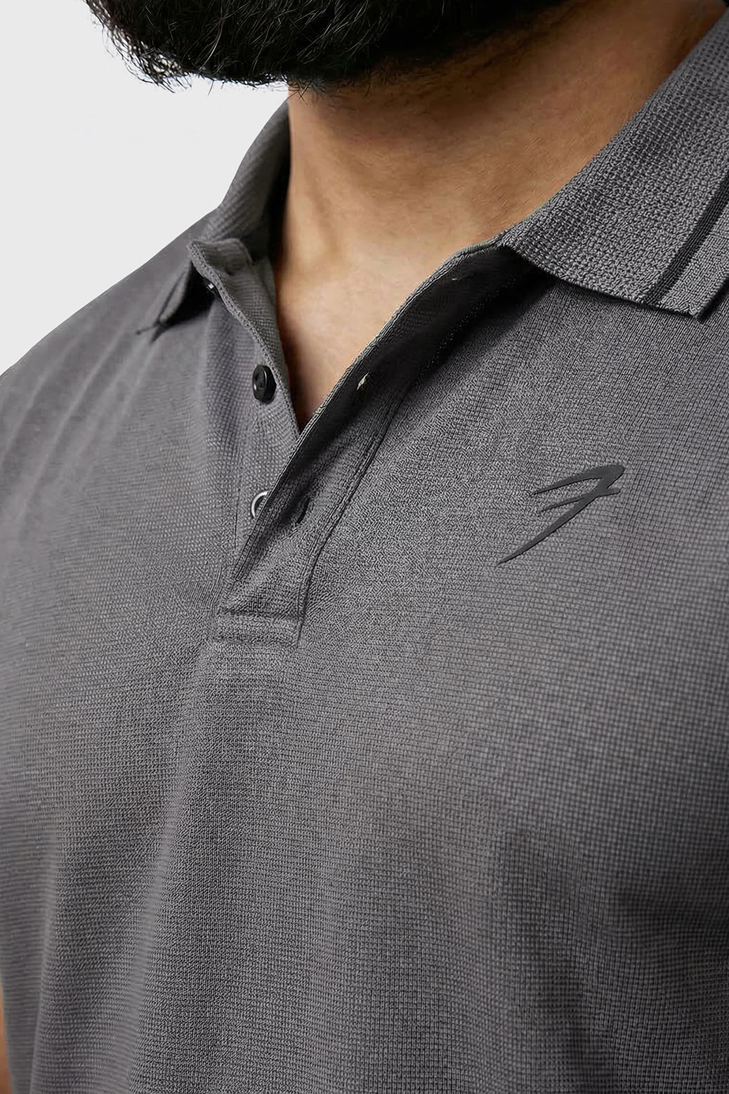 Mark Polo T-shirt Dark Grey