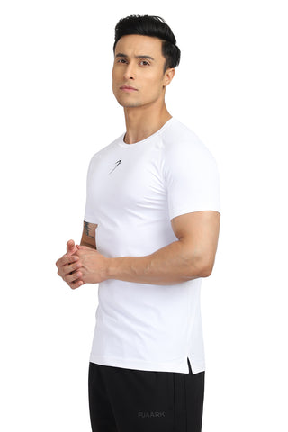 Sleek T-shirt White / Logo